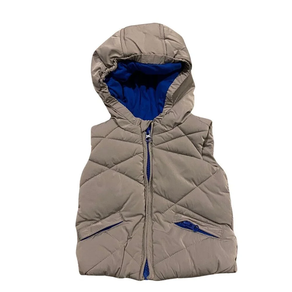 F&F Little One Baby Boy's Puffer Vest - Size 3-6 months - Like New!